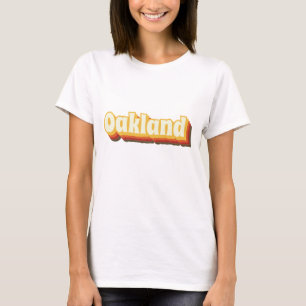 Oakland Retro  tekst T-shirt