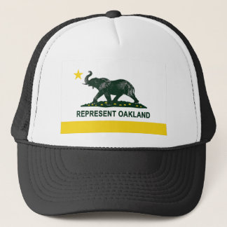 Oakland State Flag (Light)-olifant 2 Trucker Pet
