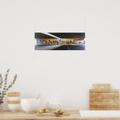 Oakland Super Heroes Mural 1 Poster (Cuisine)