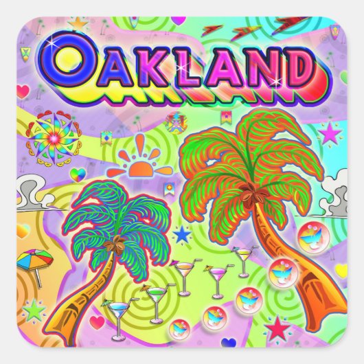 Oakland Vacation Target Sticker (Voorkant)
