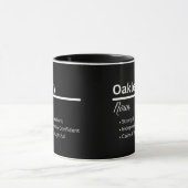 Oakley Boy Name Definition Personalized Mug Mok (Midden)