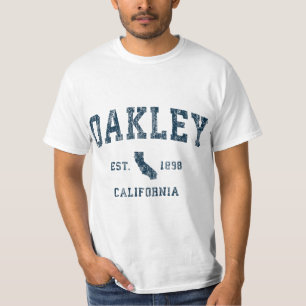 Oakley California CA Sport Design Navy Pr T-shirt