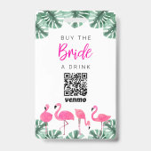 OAKLEY Koop de Bride een Drink QR-codebadge Badge (Voorkant)