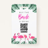 OAKLEY Koop de Bride een Drink QR-codebadge Badge (Voorkant)