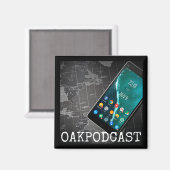 Oakpodcast Magnet Magneet (Voorkant / Achterkant)