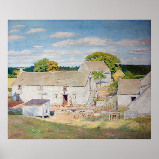 Oakridge Boerderij - Late Summer (1933) William Ro Poster (Voorkant)