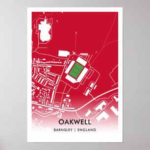 Oakwell Poster - Huis van Barnsley Poster