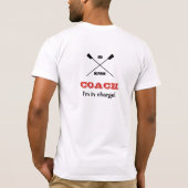 Oar inspirerende roeibus aangepaste tekst en logo t-shirt (Achterkant)