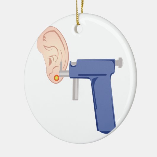 Oar Piercing Keramisch Ornament (Links)