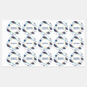 Oars nautiques Nom personnalisé Étiquette étanche (Feuille)