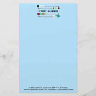 Oars van  stijl briefpapier