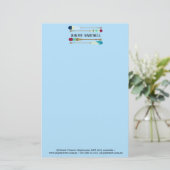 Oars van stijl briefpapier (Staand voorkant)