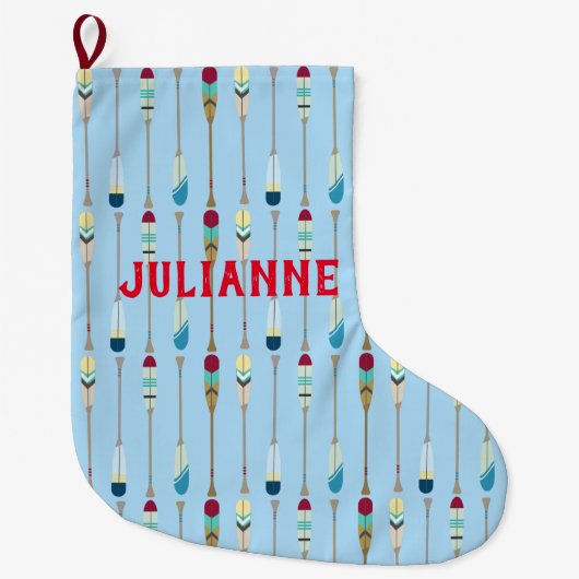 Oars van  stijl grote kerstsok (Voorkant)