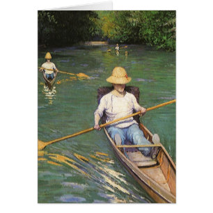 Oarsmen door Gustave Caillebotte,  Kunst
