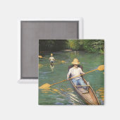 Oarsmen door Gustave Caillebotte, Kunst Magneet (Voorkant / Achterkant)