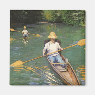 Oarsmen door Gustave Caillebotte,  Kunst Magneet