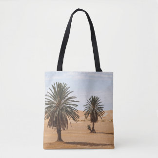 Oase van de woestijn: Sahara Palms Landschap. Draagtas