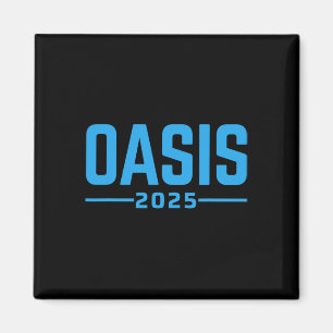 Oasis 2025 Vakantie Californië Ca Vintage Retro Zo Magneet