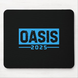 Oasis 2025 Vakantie Californië Ca Vintage Retro Zo Muismat