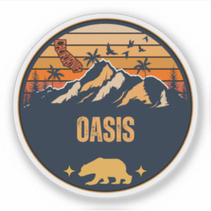Oasis, Californië Sticker