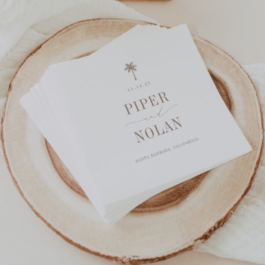 OASIS Coastal Beach Wedding Servet