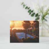 Oasis côtière : Carte postale du soir (Debout devant)