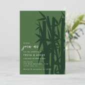 Oasis de bambou | Rejoignez-nous Faire-part de mar (Debout devant)