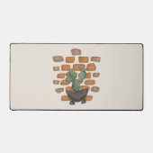 Oasis de Cactus : Décor de mur de briques inspiré (Recto)