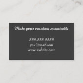 Oasis- grijs visitekaartje (Achterkant)