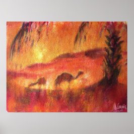 Oasis in de Sahara Poster