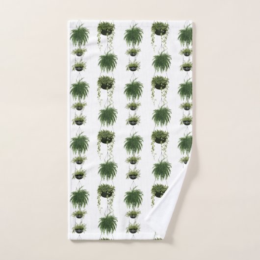 Oasis intérieure | Paniers pendants (Serviette à main)