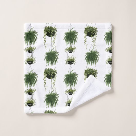 Oasis intérieure | Paniers pendants (Gant de toilette)