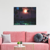 Oasis Lune (Illume) Toile Enveloppée (Insitu(Salon))