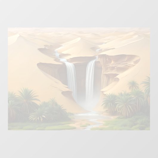 Oasis of Hope Raamsticker (Vel)