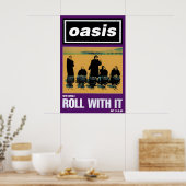 Oasis- Roll with It- 1995 Affiche Promo Impression (Cuisine)