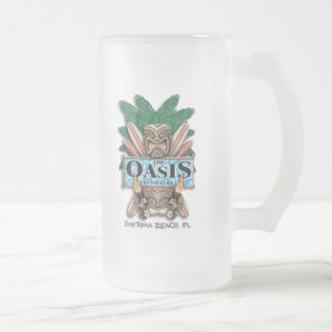 Oasis Tiki Bar en grill Beer Mok (voorgekletst)