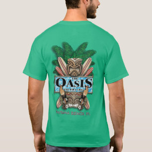Oasis Tiki Bar en Grill T-Shirt (kleur)