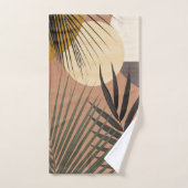 Oasis tropicale Abstraite de palmiers #1 #tropical (Serviette à main)