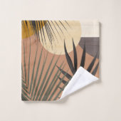 Oasis tropicale Abstraite de palmiers #1 #tropical (Gant de toilette)