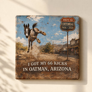 Oatman Arizona Route 66 Ezel Schopt Magneet