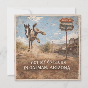 Oatman Arizona Woestijn Ezel Briefpapier Kaart