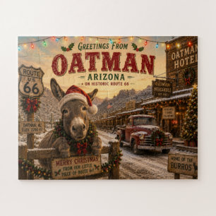 Oatman Route 66 Kerstmis Ezel Familie Spelletjesav Legpuzzel