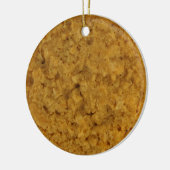 Oatmeel Cookie Keramisch Ornament (Links)
