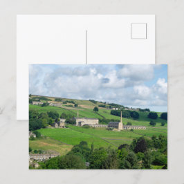 Oats Royd Mill - Historisch landschap van Yorkshir Briefkaart