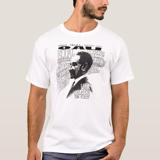 OAU Haile Selassie T-shirt (Voorkant)