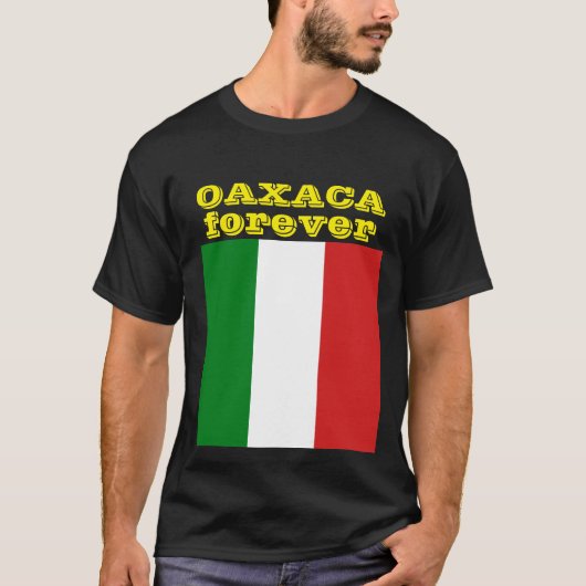 oaxaca altijd vlag t-shirt (Voorkant)