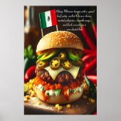 Oaxaca Heatwave Burger 24x36 Poster (Voorkant)