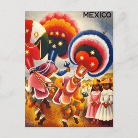  Oaxaca Mexico Briefkaart (Voorkant)