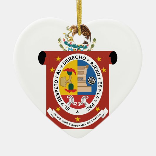 Oaxaca, Mexico Keramisch Ornament (Voorkant)