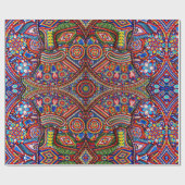 Oaxaca Mexico Mexican Maisan Tribal Etnic Boho Cadeaupapier (Vlak)